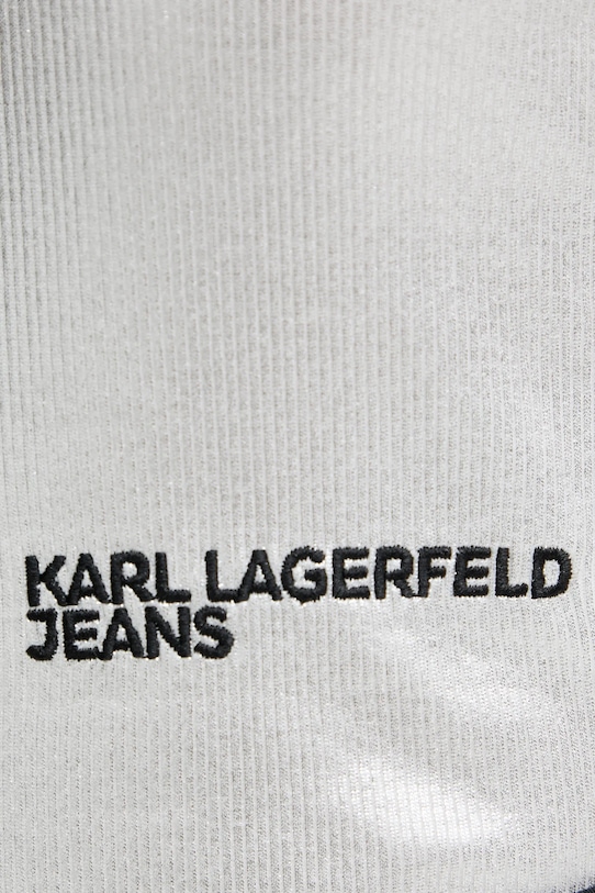 Karl Lagerfeld Jeans top B1W17052 srebrny