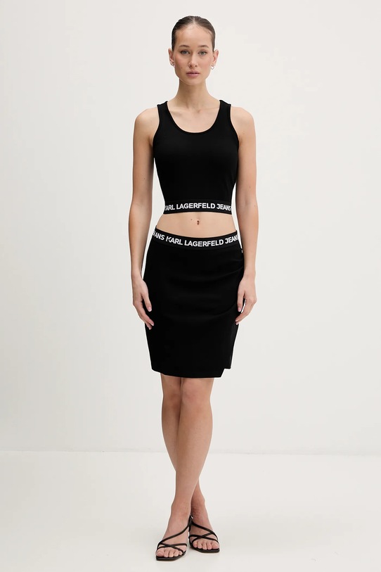 Karl Lagerfeld Jeans top B1W17048 czarny SS26