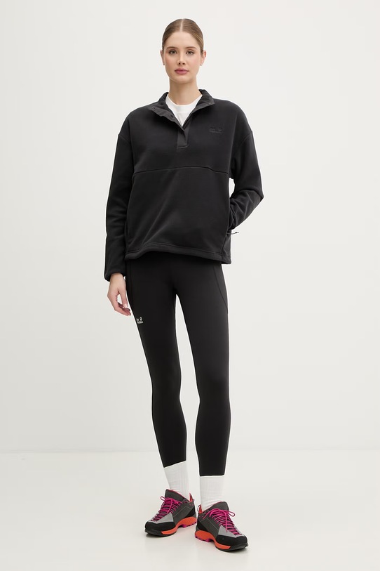 Jack Wolfskin t-shirt damski bawełniany Curious A65755 biały SS26