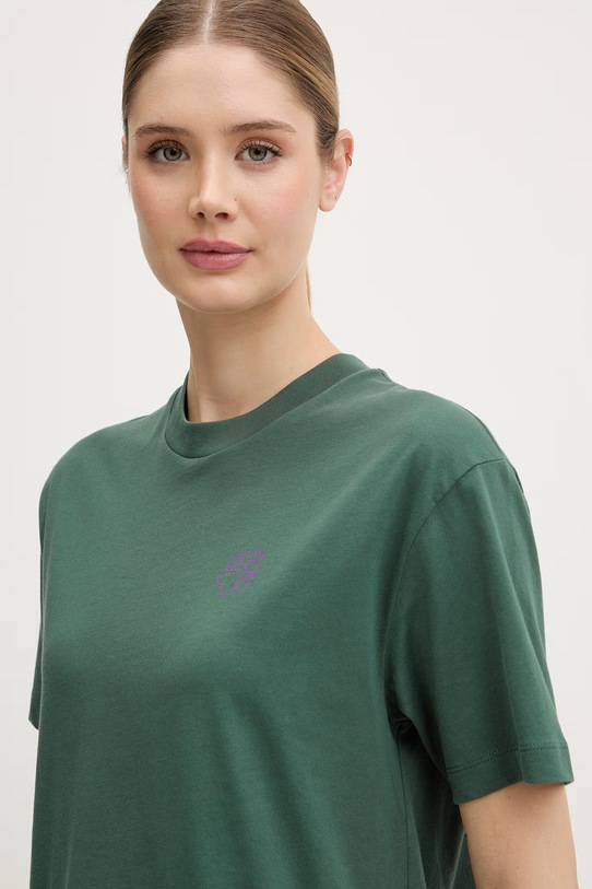 Jack Wolfskin t-shirt damski bawełniany Curious zielony A65755