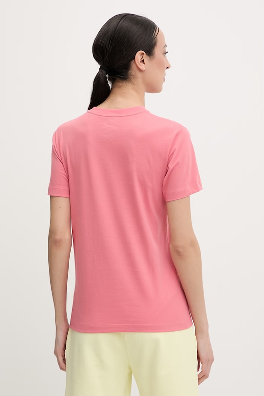 Odzież Jack Wolfskin t-shirt damski bawełniany Essential A65757 różowy