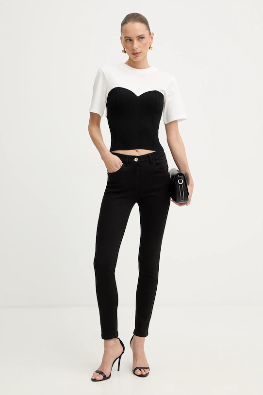 Patrizia Pepe t-shirt 8K0385.K081 biały SS26