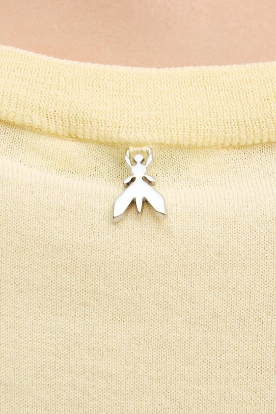 Patrizia Pepe t-shirt 8K0409.K027 żółty