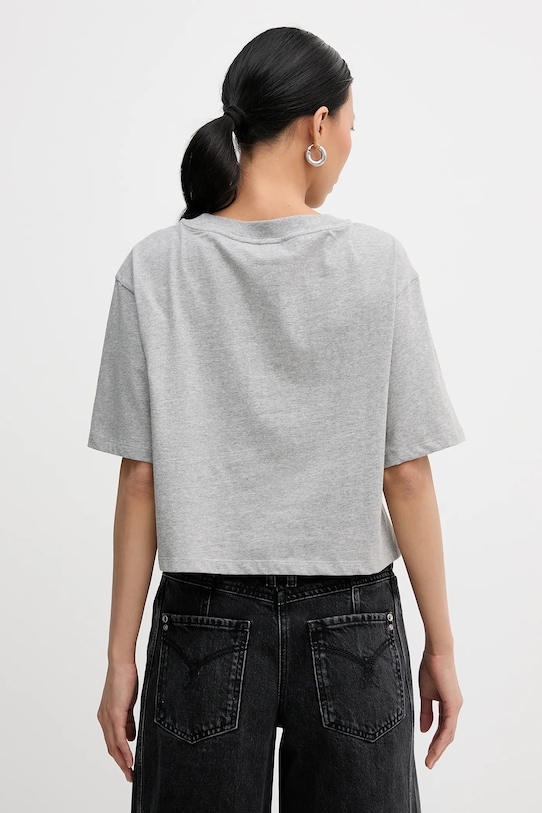 Odzież Patrizia Pepe t-shirt bawełniany 8M1798.J387 szary