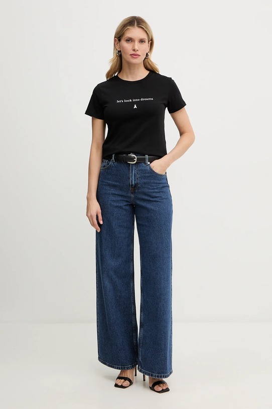 Μπλουζάκι Patrizia Pepe 8M1800.J061 μαύρο SS26