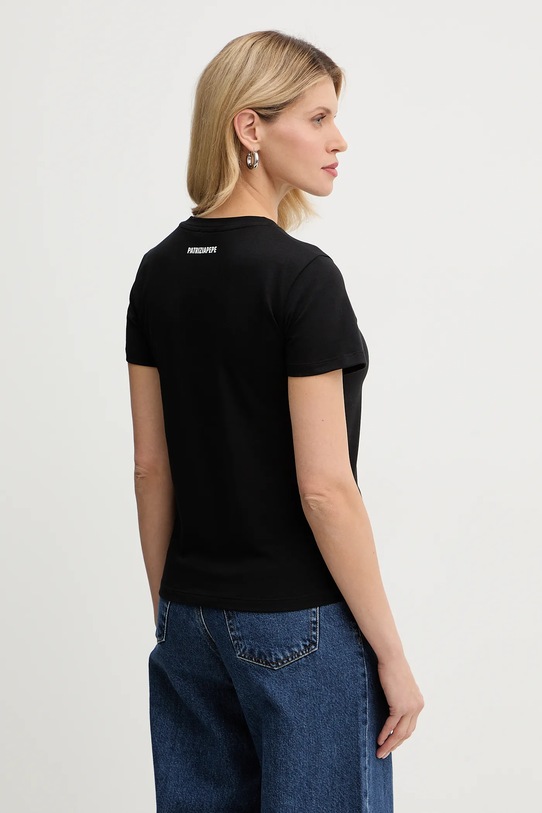 Ρούχα Μπλουζάκι Patrizia Pepe 8M1800.J061 μαύρο