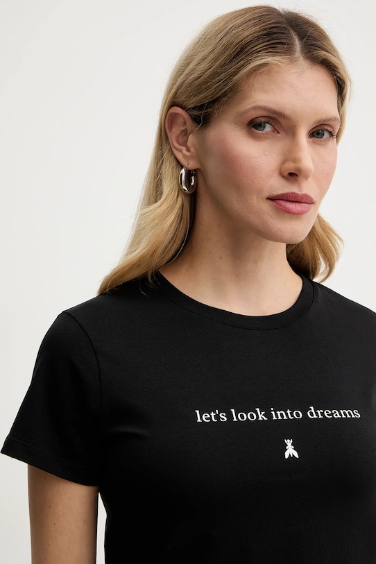 Patrizia Pepe t-shirt 8M1800.J061 czarny SS26