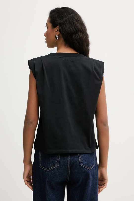 Îmbrăcăminte Patrizia Pepe top din bumbac 8M1801.J388 negru