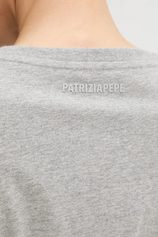 Patrizia Pepe t-shirt bawełniany 8M1803.J387 szary