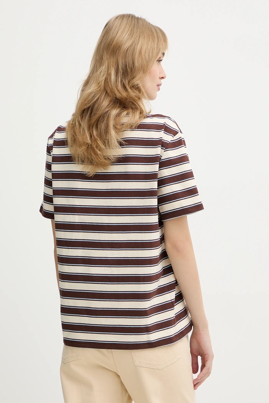 Odzież Patrizia Pepe t-shirt bawełniany 8M1824.J194 brązowy