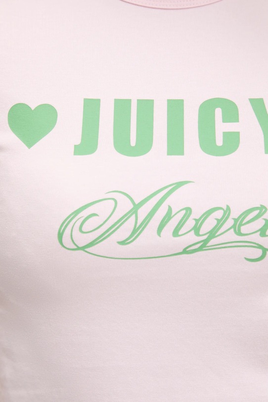 Juicy Couture t-shirt Angel JCNCT126461 różowy