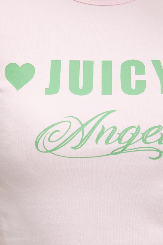 Juicy Couture t-shirt Angel JCNCT126461 różowy