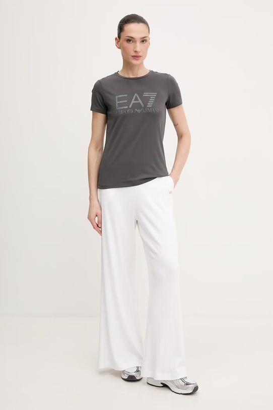 Μπλουζάκι EA7 Emporio Armani AF18401.7W000993 γκρί SS26