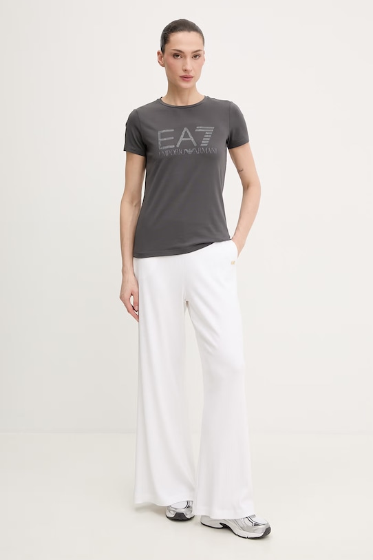 Μπλουζάκι EA7 Emporio Armani AF18401.7W000993 γκρί SS26