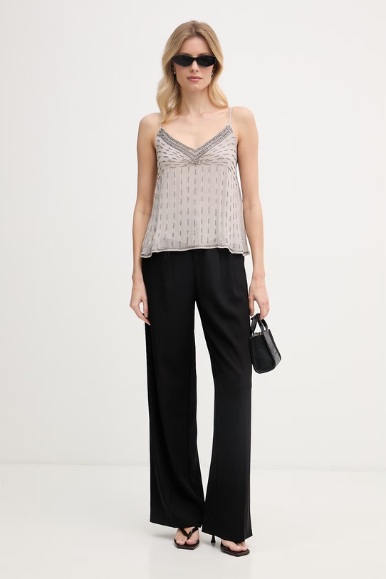 Hoss Intropia top dámský 5873386 šedá SS26