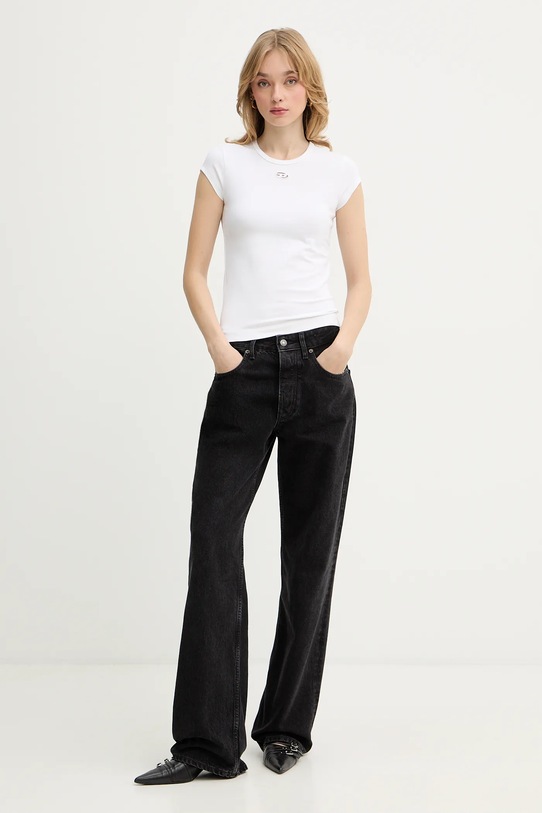 Diesel t-shirt T-ANGIE-OD A19912.0AFAA biały SS26