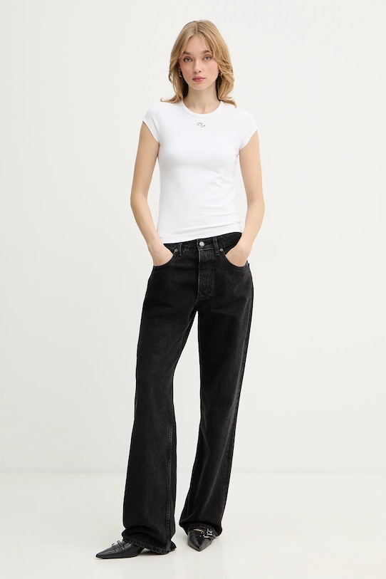 Diesel t-shirt T-ANGIE-OD A19912.0AFAA biały SS26