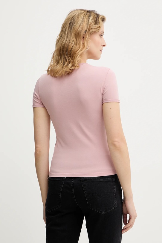 Odzież Diesel t-shirt T-UNCUTIESLONG-OD A19917.0AHQH różowy
