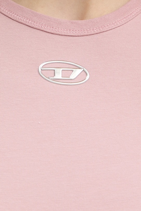Diesel t-shirt T-UNCUTIESLONG-OD A19917.0AHQH różowy