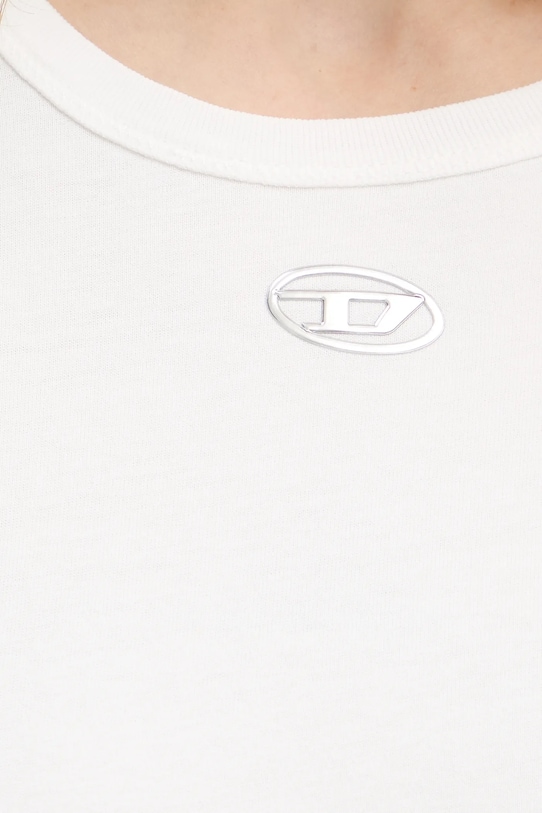 Diesel t-shirt bawełniany T-NORMY-OD-S1 A20399.0JMBB beżowy