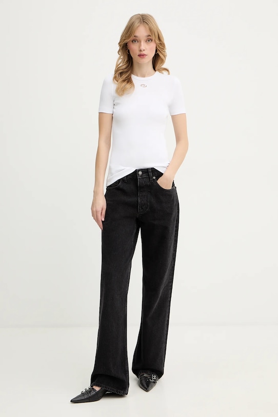 Diesel t-shirt T-RIBBER-OD A21723.0EJAI biały SS26