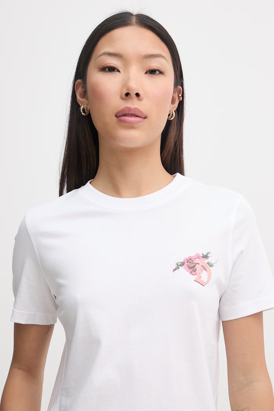 Odzież Diesel t-shirt damski bawełniany T-REG-S1 A22488.0JMBD biały