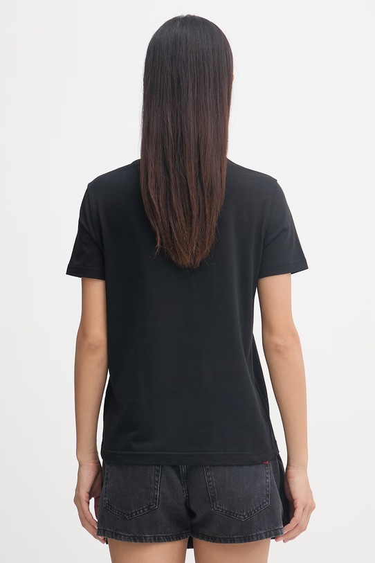 Odzież Diesel t-shirt basic damski bawełniany T-REG-S2 A22503.0JMBD czarny