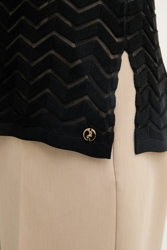 Joseph Ribkoff top damski z wiskozy 262932 czarny