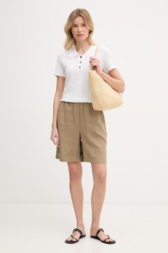 Joseph Ribkoff polo tričko dámske s viskózou 262926 biela SS26