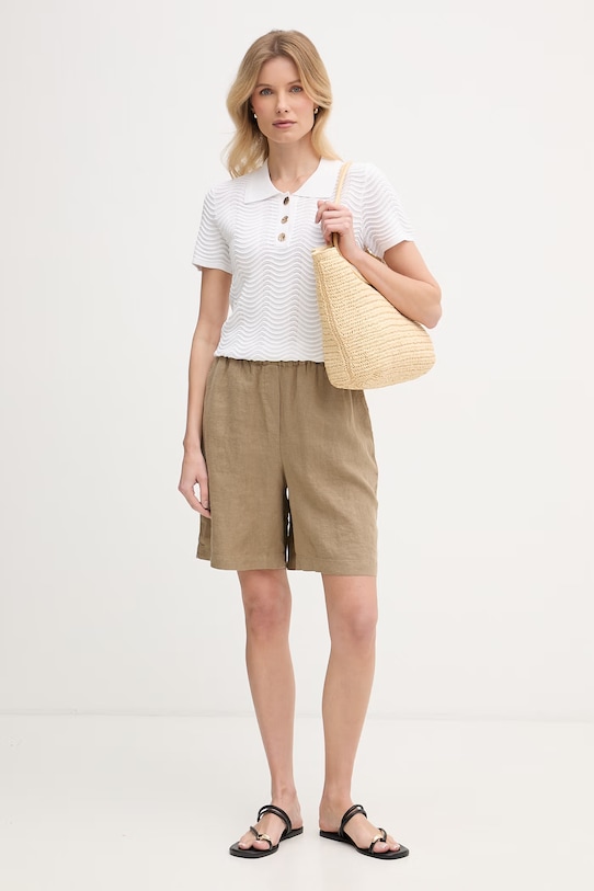 Joseph Ribkoff polo tričko dámske s viskózou 262926 biela SS26