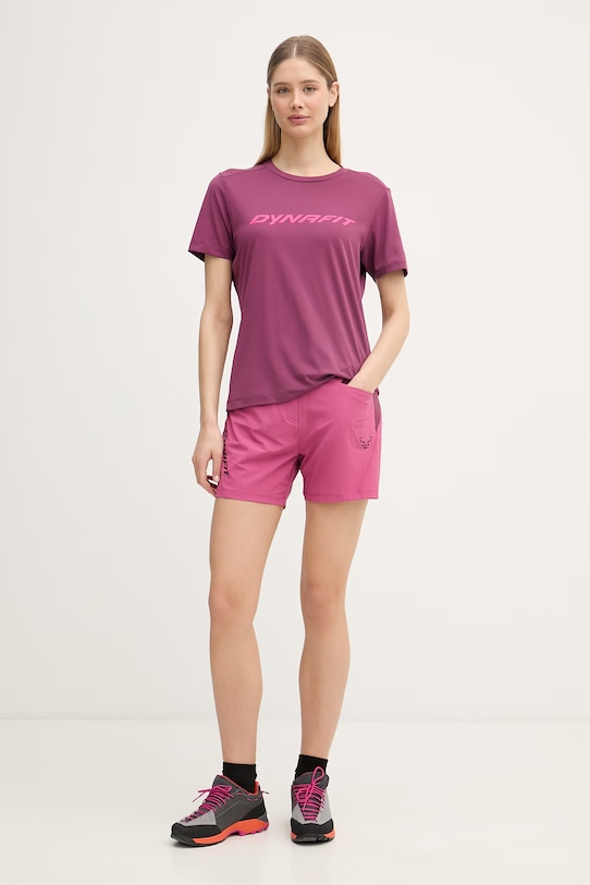 Dynafit T-shirt trekkingowy damski TRAVERSE 08.0000072055 fioletowy SS26