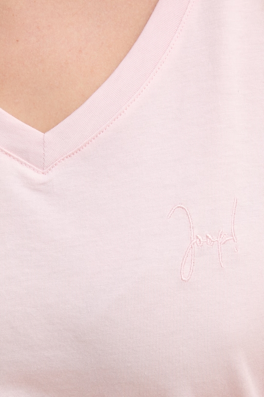 Joop! t-shirt bawełniany 30049368 różowy