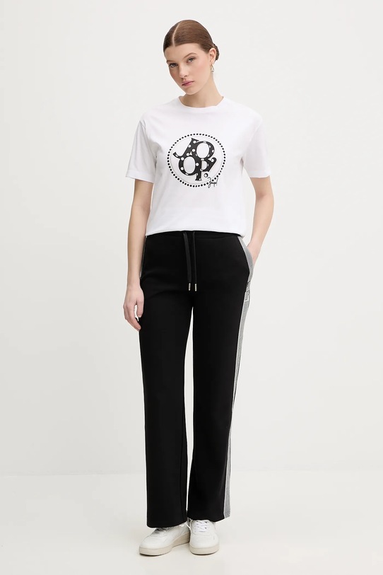 Joop! t-shirt bawełniany 30100822 biały SS26