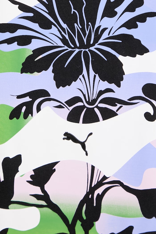 Puma tričko dámské s bavlnou Graphics Psychoflower 636891 černá