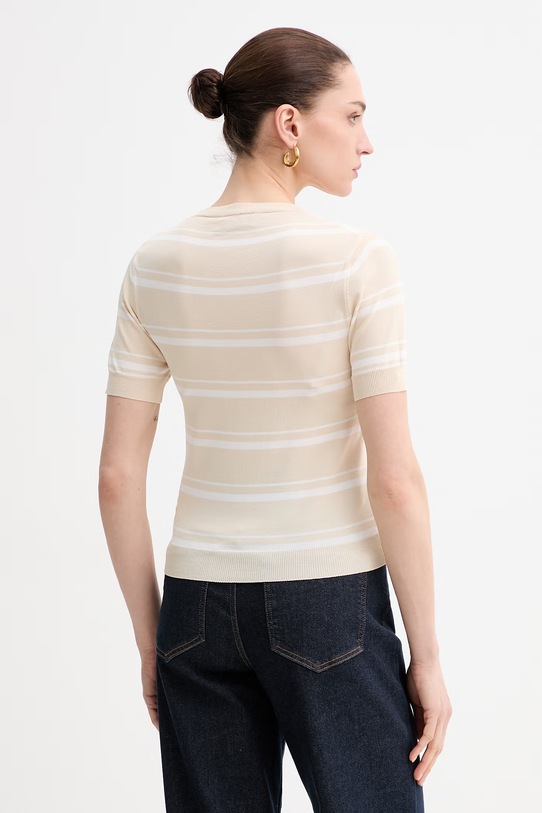 Odzież ERMANNO Firenze t-shirt damski D48EM009EP0 beżowy