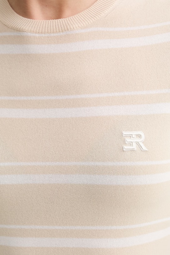 ERMANNO Firenze t-shirt damski D48EM009EP0 beżowy