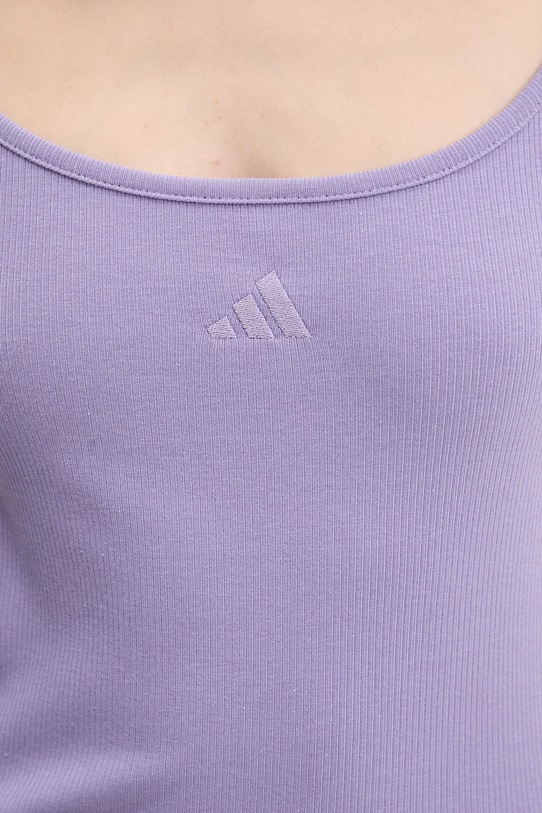 adidas top JZ4763 fioletowy