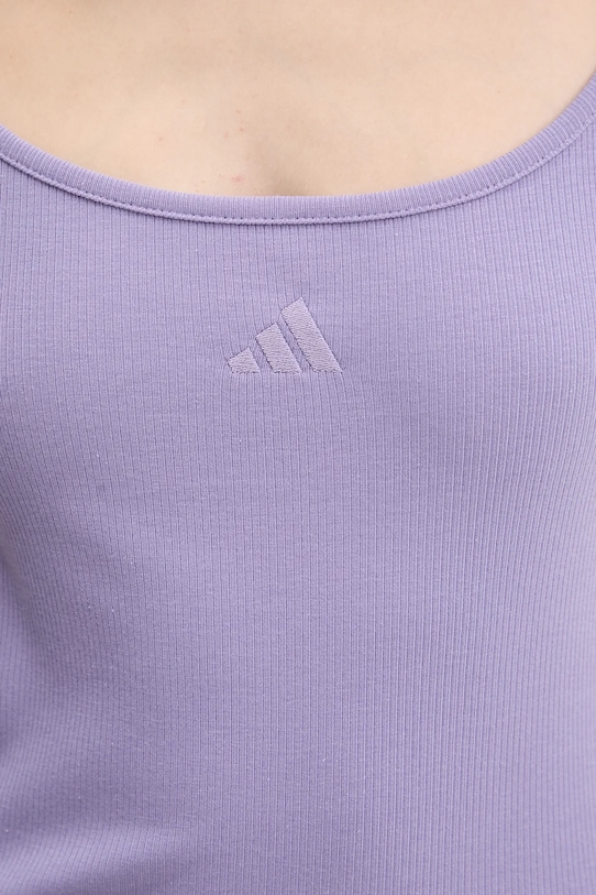 adidas top JZ4763 fioletowy