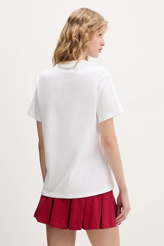 Odzież adidas t-shirt bawełniany Soft Sports JZ7896 biały