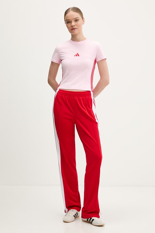 adidas t-shirt KA4965 różowy SS26