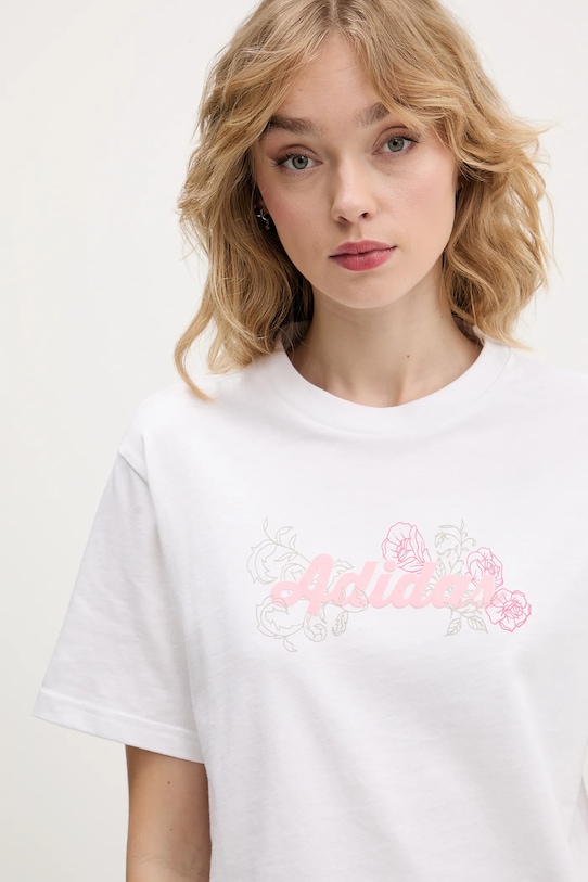 adidas t-shirt bawełniany Western biały KA9960