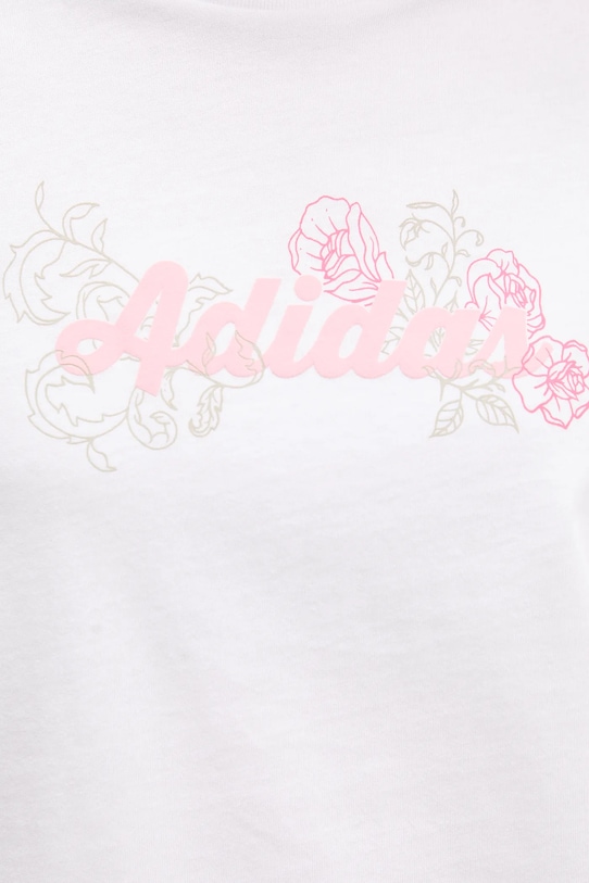 adidas t-shirt bawełniany Western KA9960 biały