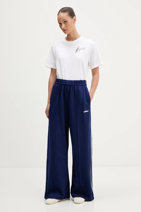 adidas t-shirt bawełniany KA9965 biały SS26