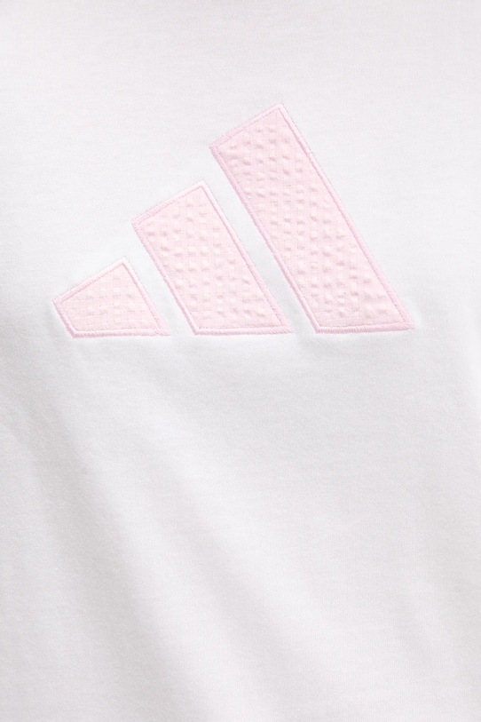 adidas t-shirt bawełniany KB2420 biały