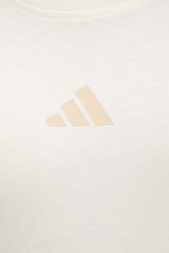 Bavlnené tričko adidas Stadium KB4282 béžová