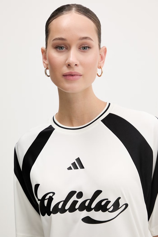 adidas t-shirt House of Tiro beżowy KB6126