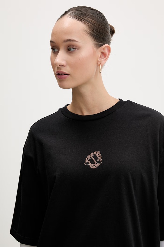 adidas t-shirt bawełniany czarny KB7151