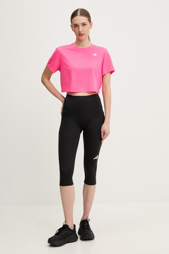 adidas Performance t-shirt treningowy KB7910 różowy SS26