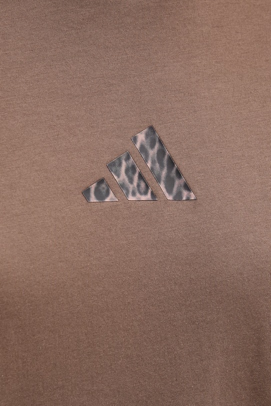 adidas Performance t-shirt treningowy KB9420 brązowy