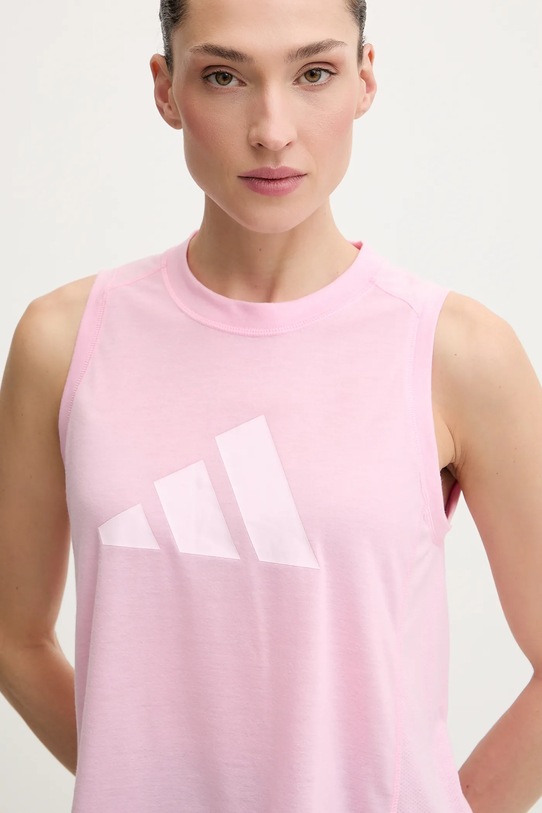 adidas Performance top treningowy różowy KC5542